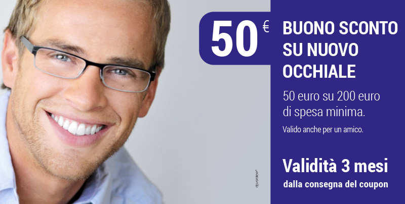 Buono sconto su nuovo occhiale, Centri Ottici Associati, Centro Ottico Castelmaggiore, Bologna